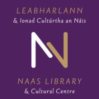 Naas Library and Cultural Centre Logo on Purple smaller